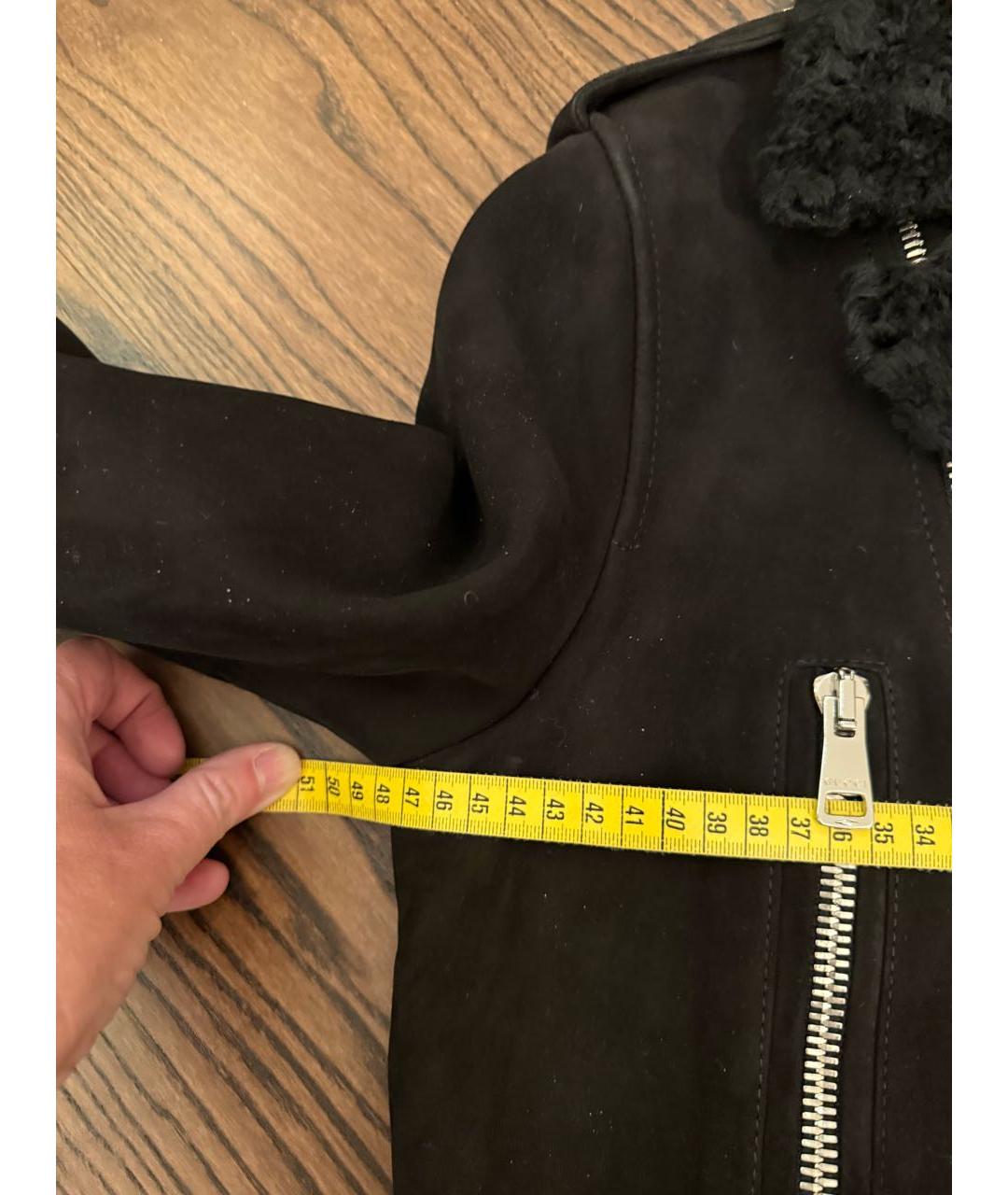 GUCCI Черная замшевая дубленка, фото 5