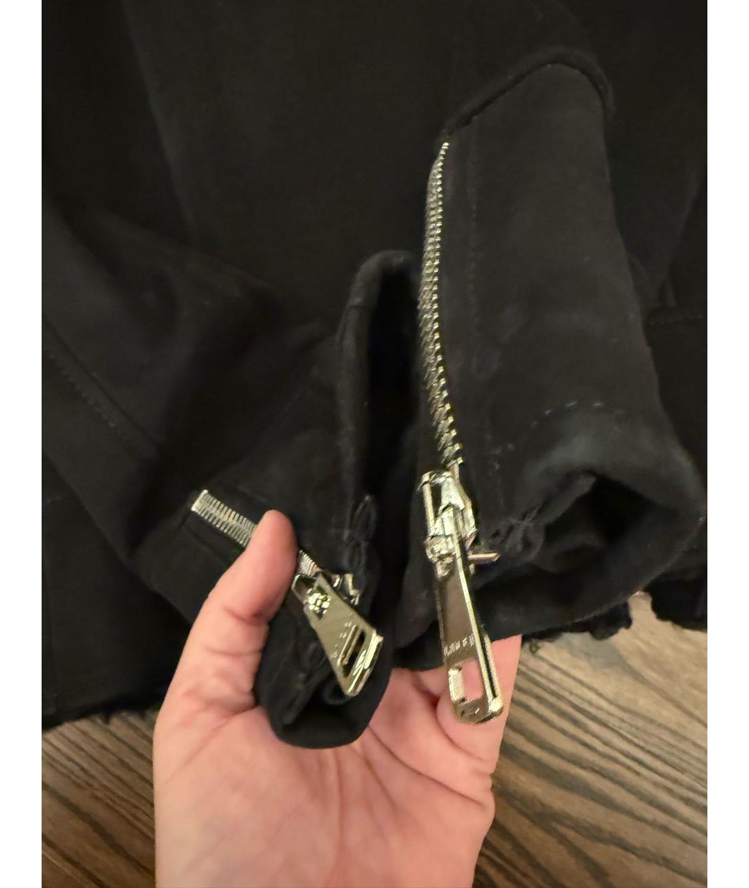 GUCCI Черная замшевая дубленка, фото 7