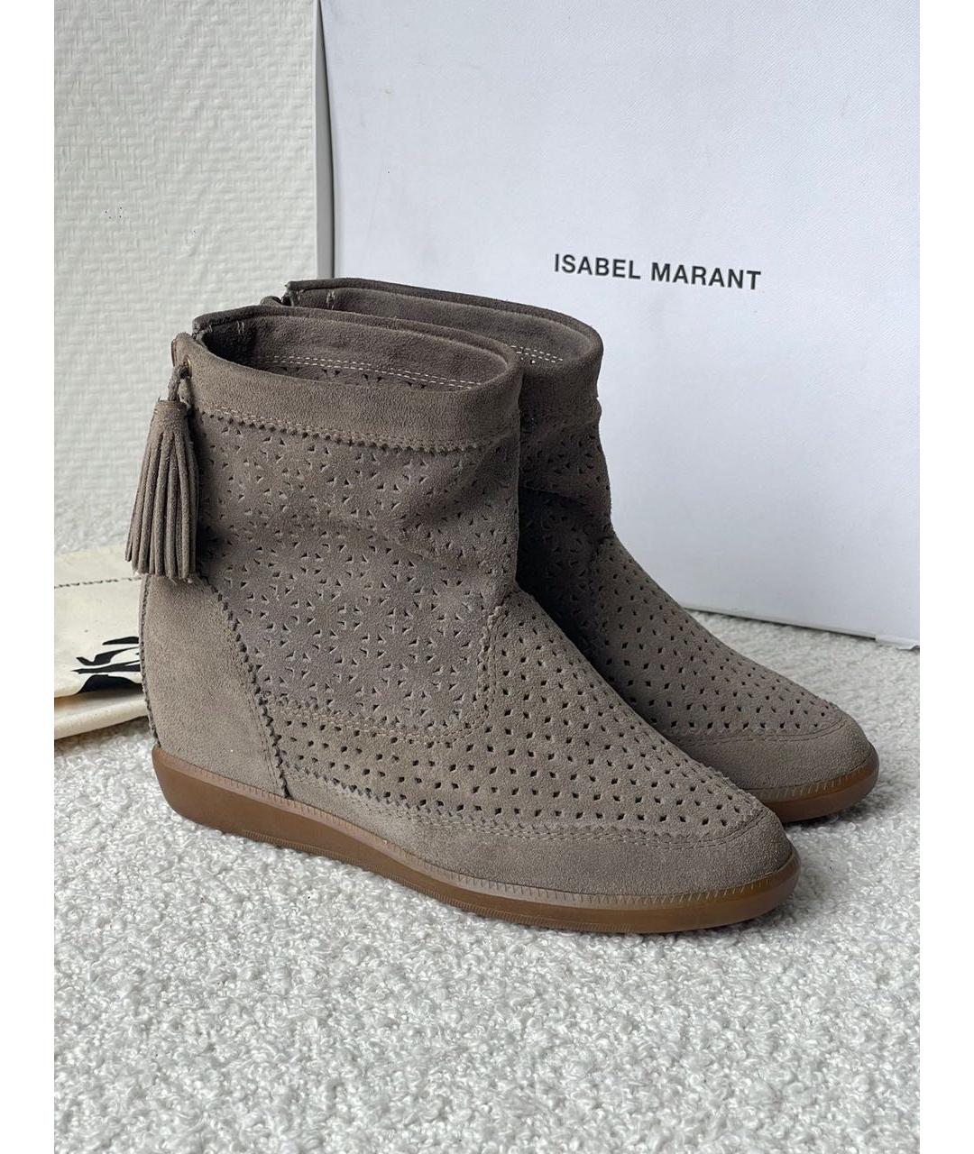 ISABEL MARANT Серые ботинки, фото 2