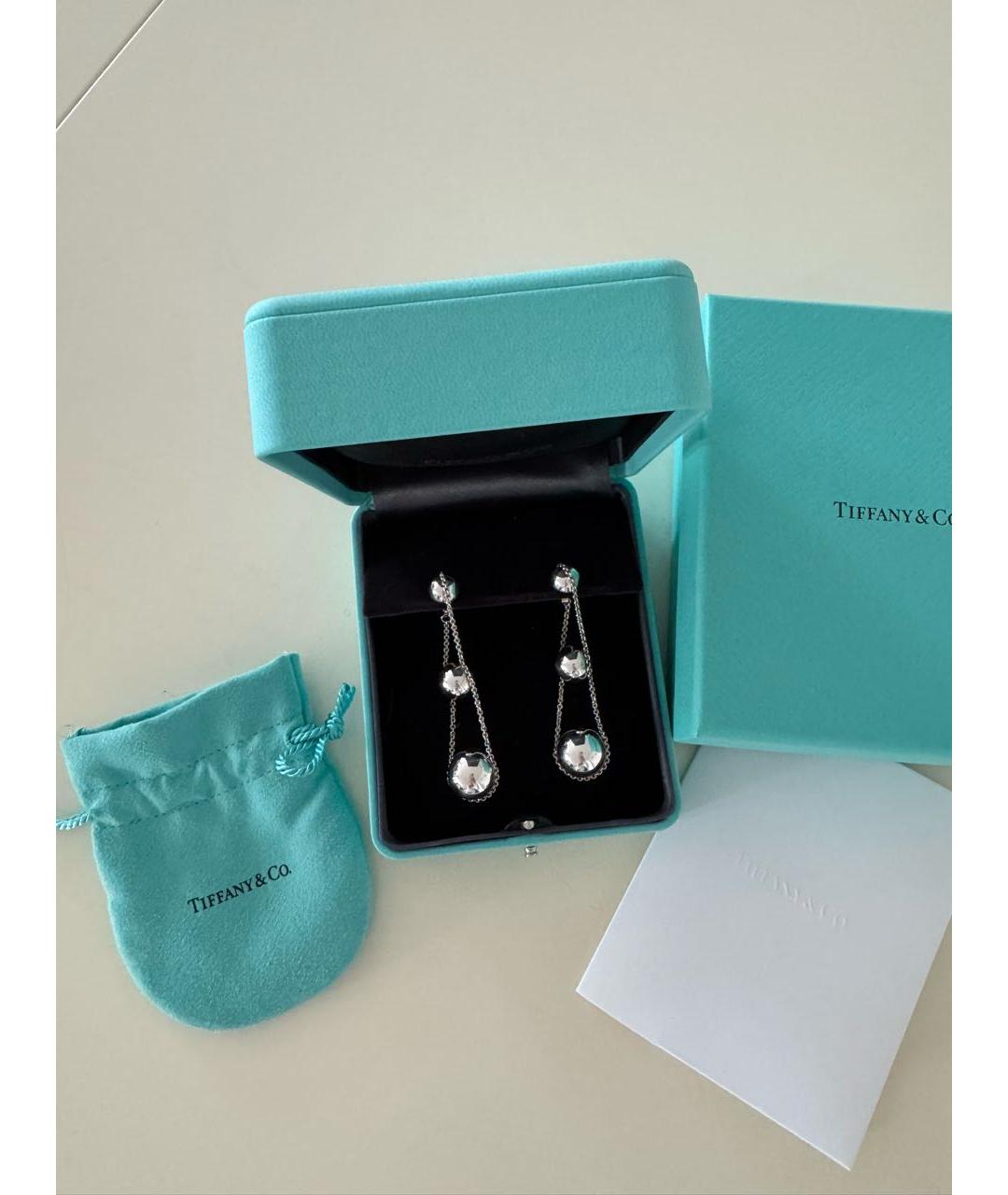 TIFFANY&CO Серебряные серебряные серьги, фото 6
