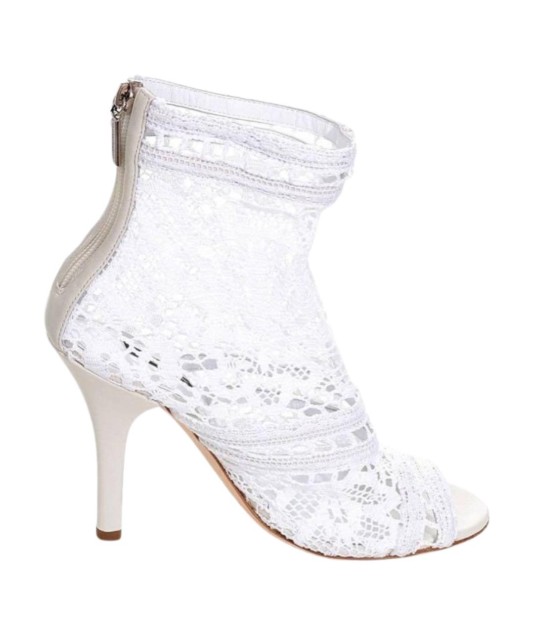 DOLCE&GABBANA Белые текстильные туфли, фото 1