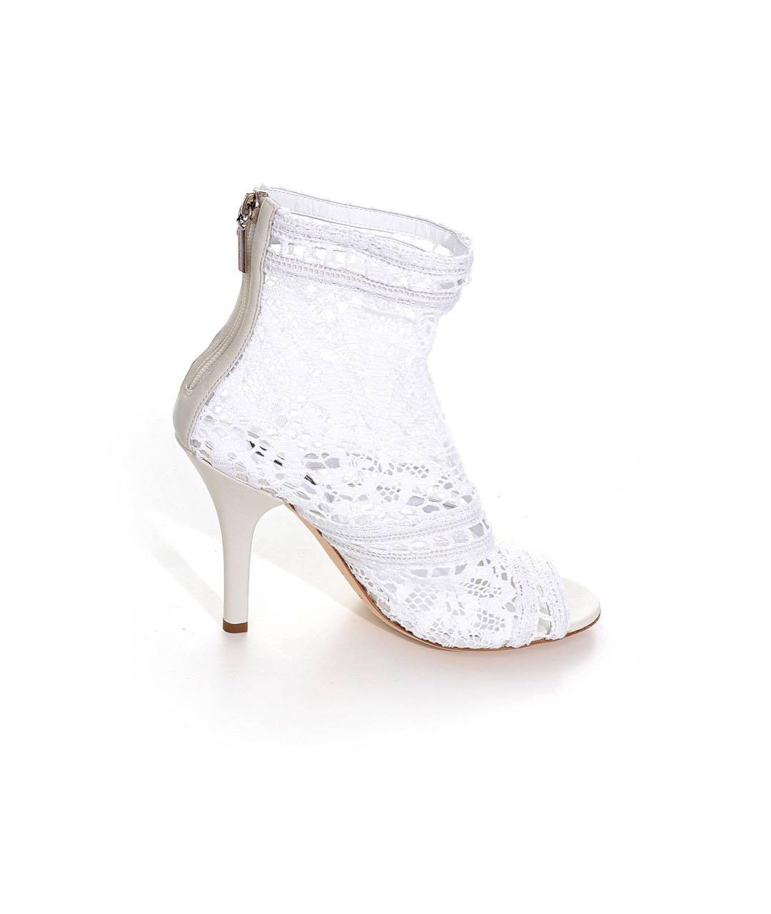 DOLCE&GABBANA Белые текстильные туфли, фото 9