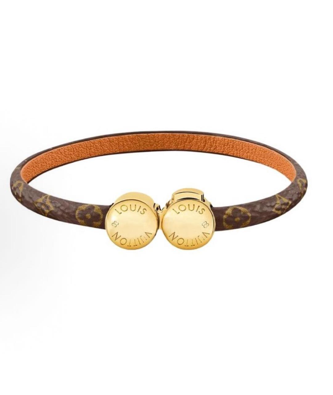 LOUIS VUITTON Коричневый браслет, фото 4