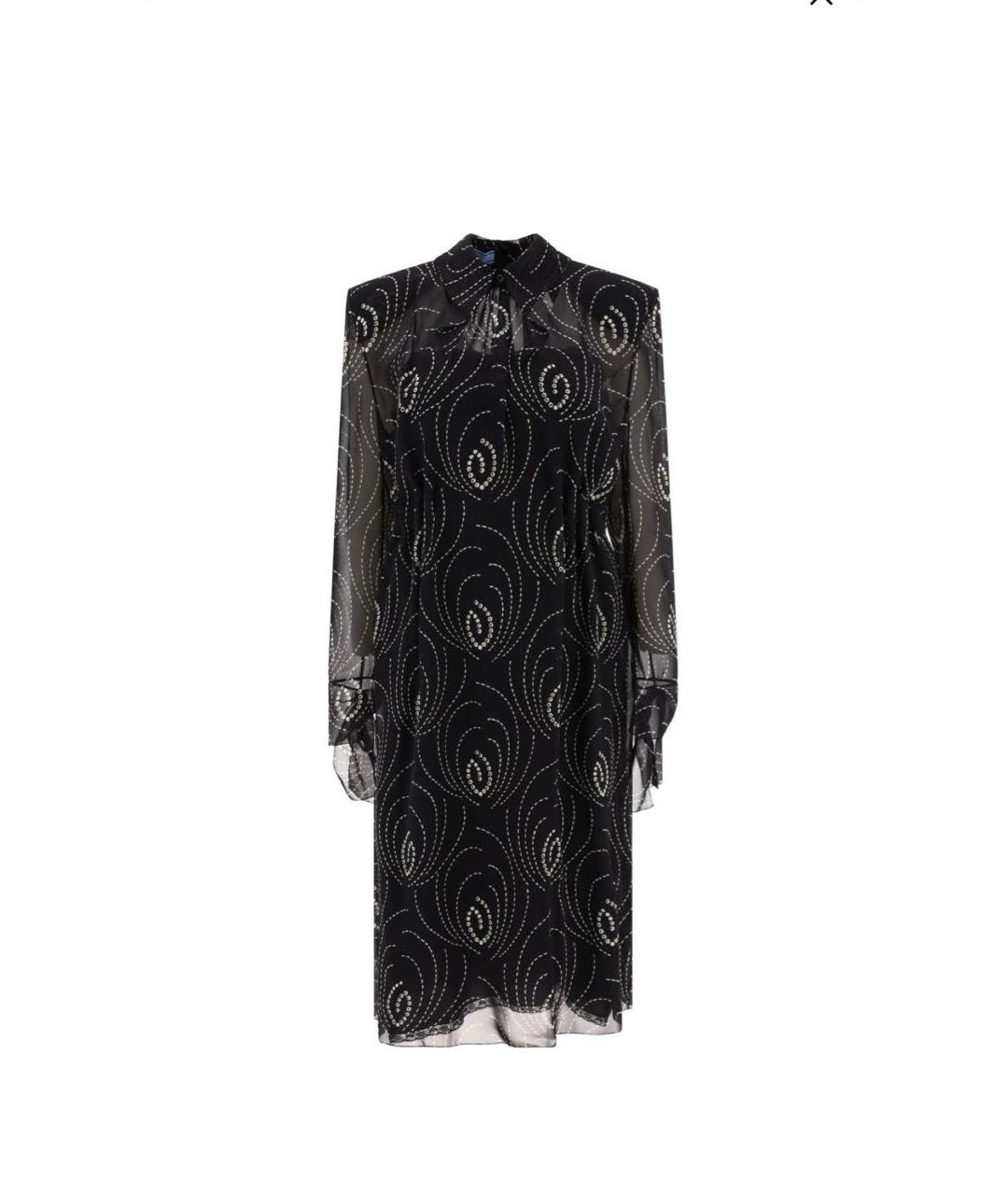 PRADA Черное коктейльное платье, фото 1