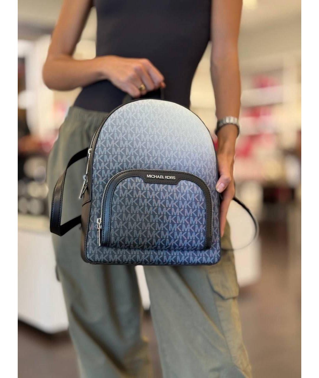 MICHAEL KORS Синий кожаный рюкзак, фото 2