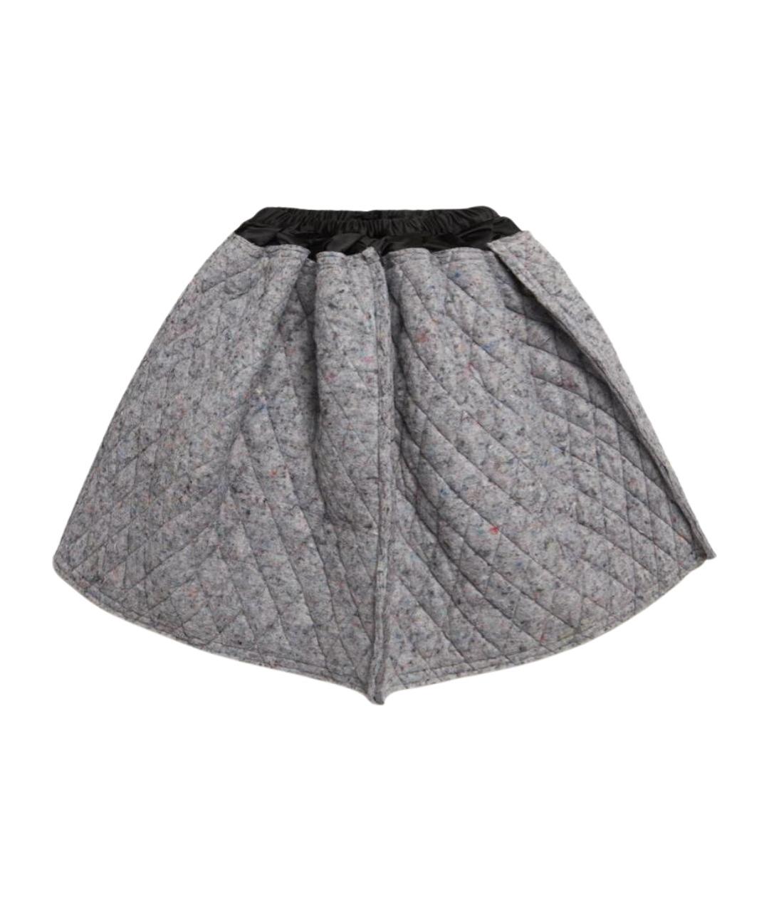 COMME DES GARÇONS Серая юбка миди, фото 1