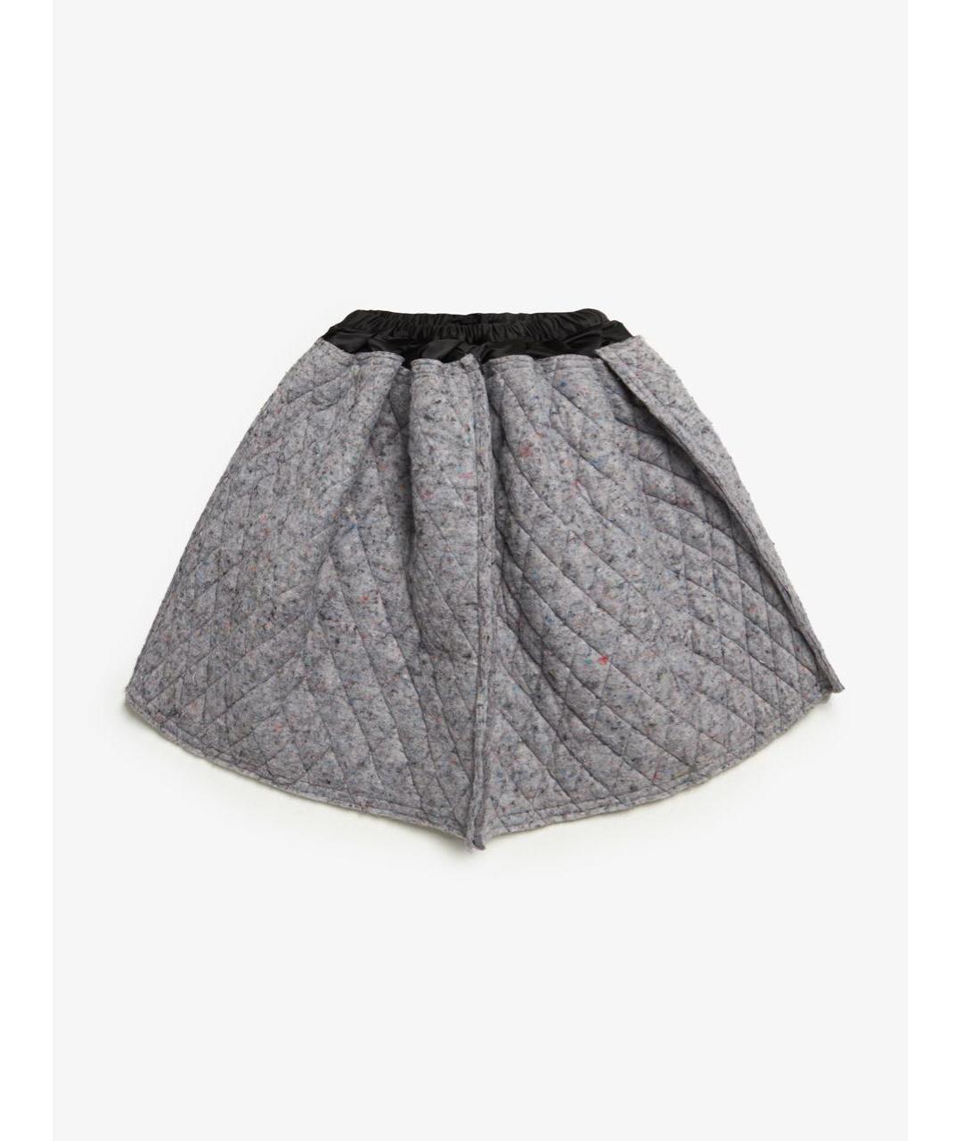 COMME DES GARÇONS Серая юбка миди, фото 9