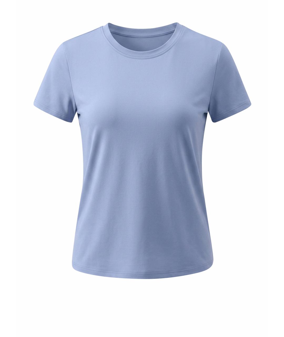 ALO YOGA Голубая футболка, фото 1