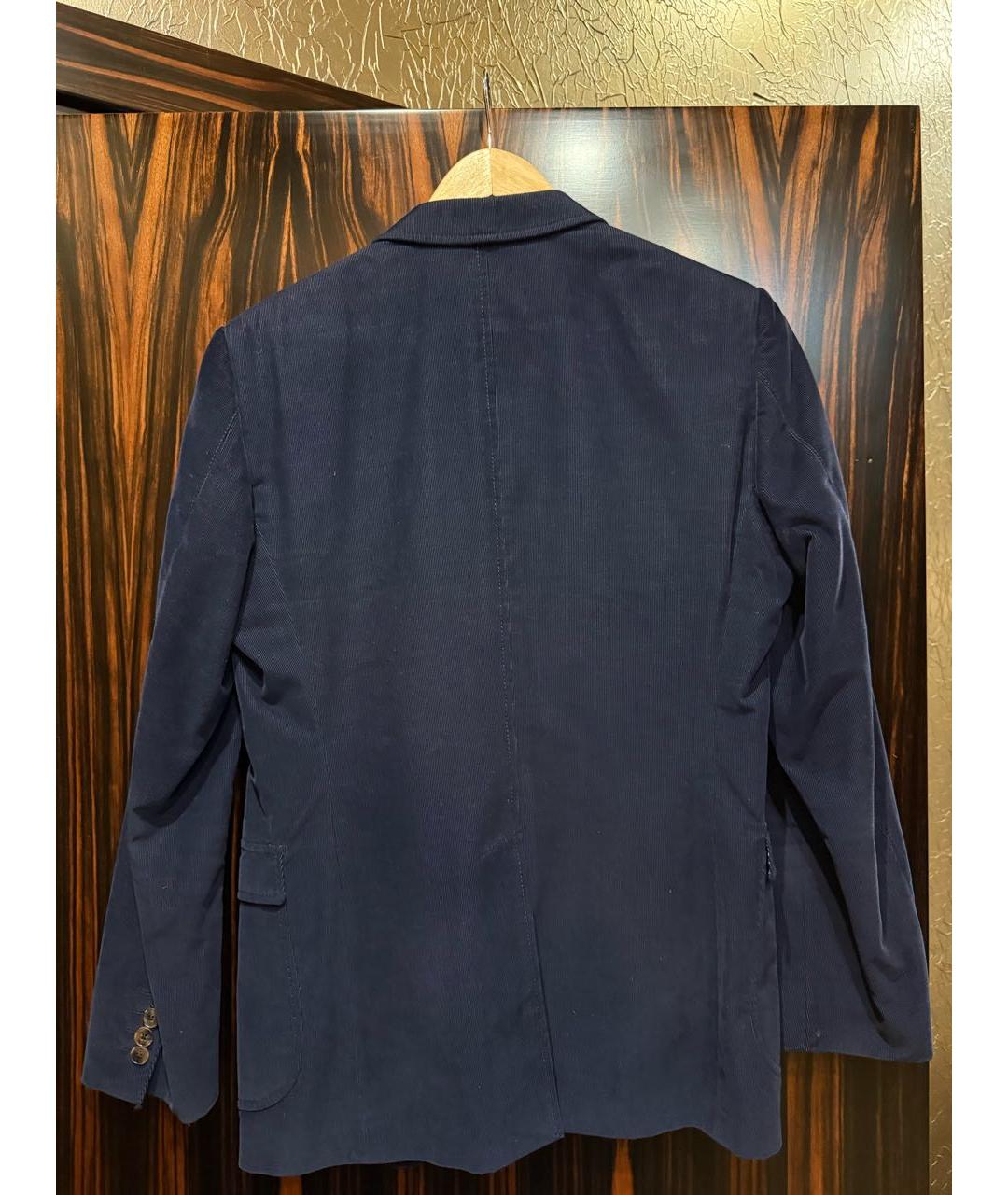GUCCI Темно-синий вискозный пиджак, фото 2