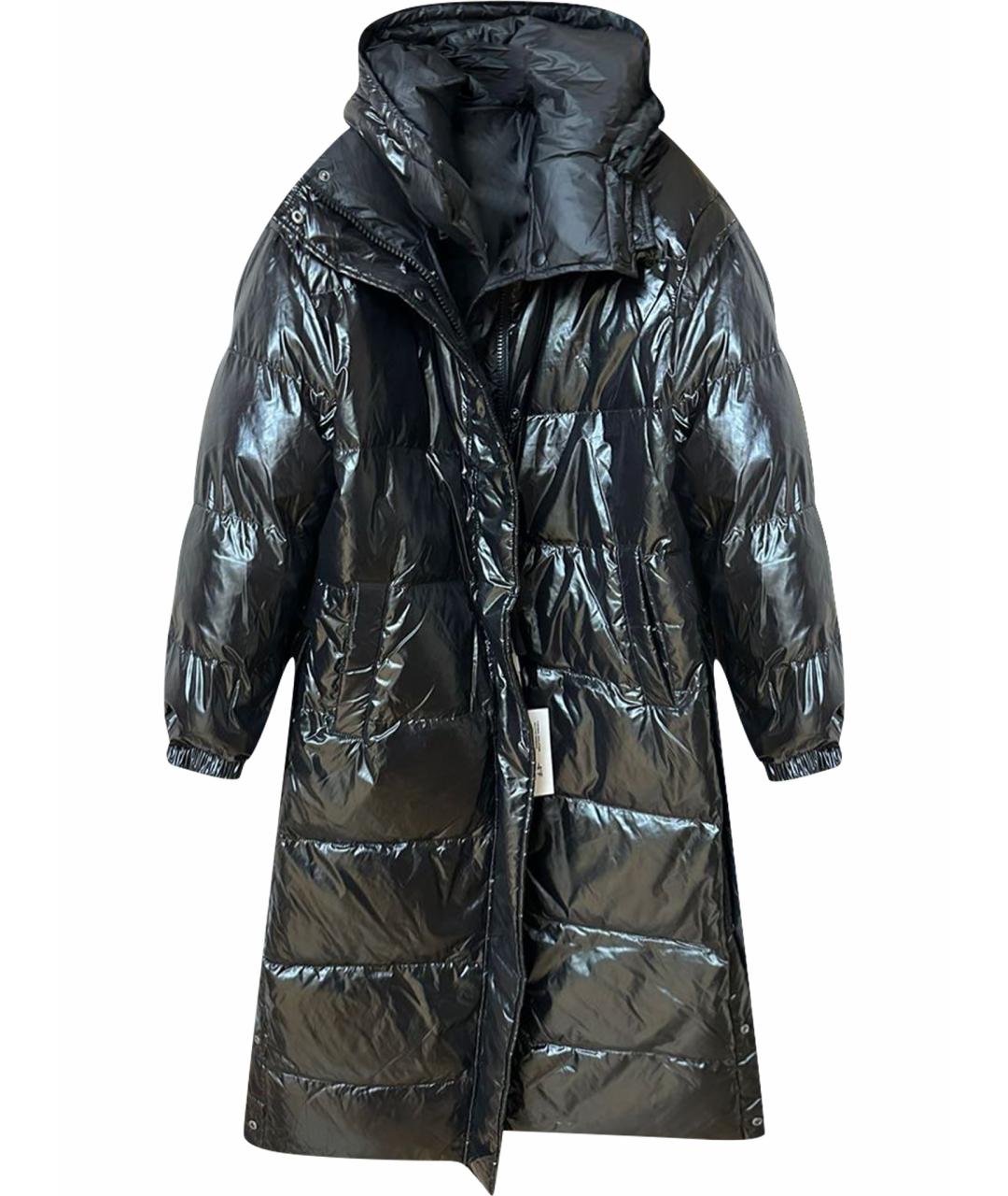 YVES SALOMON Черный полиэстеровый пуховик, фото 1