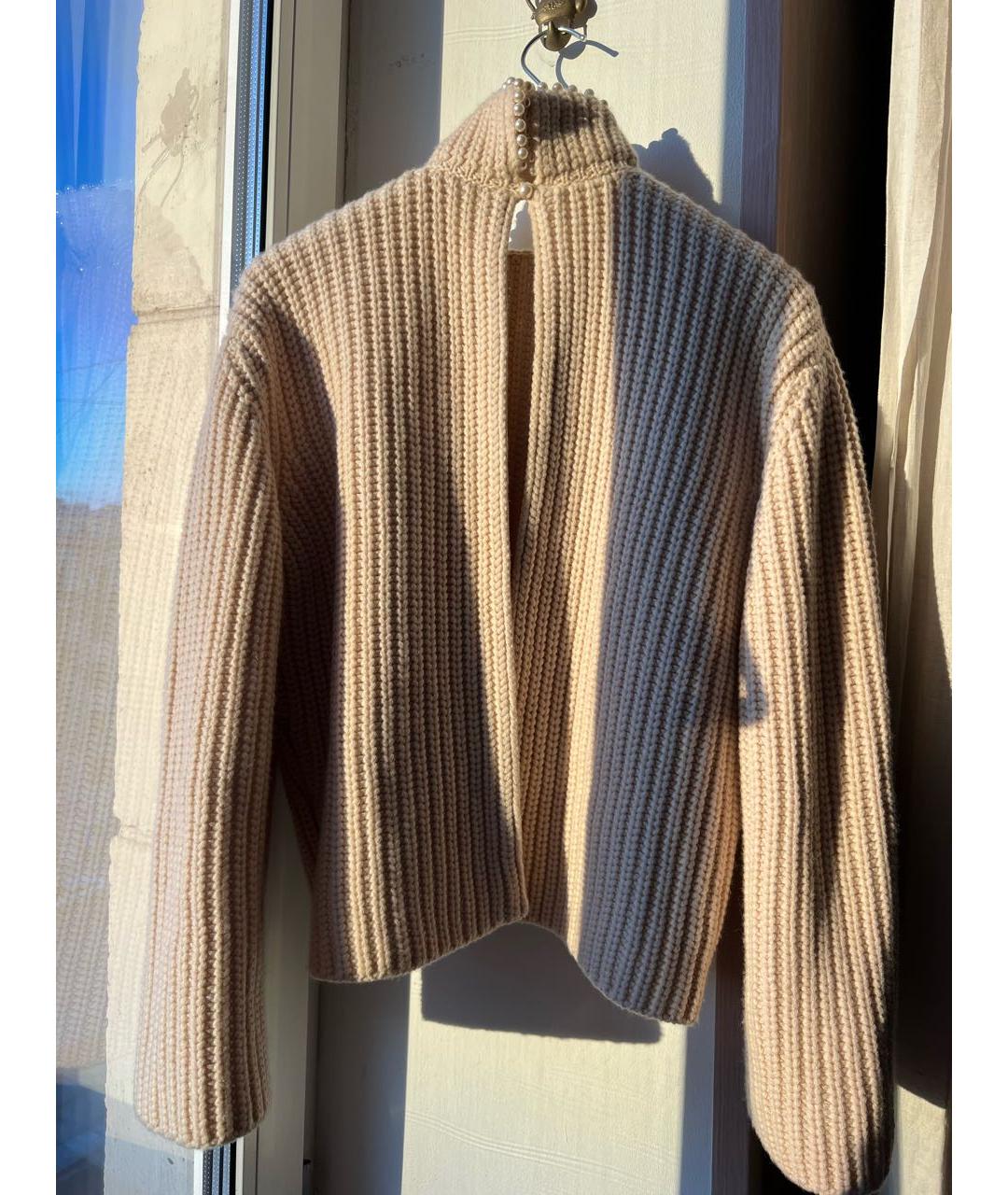 LOEWE Бежевый кашемировый кардиган, фото 3
