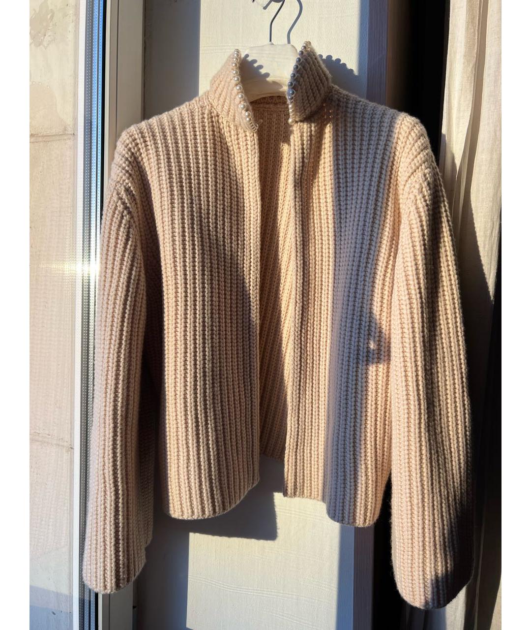 LOEWE Бежевый кашемировый кардиган, фото 9