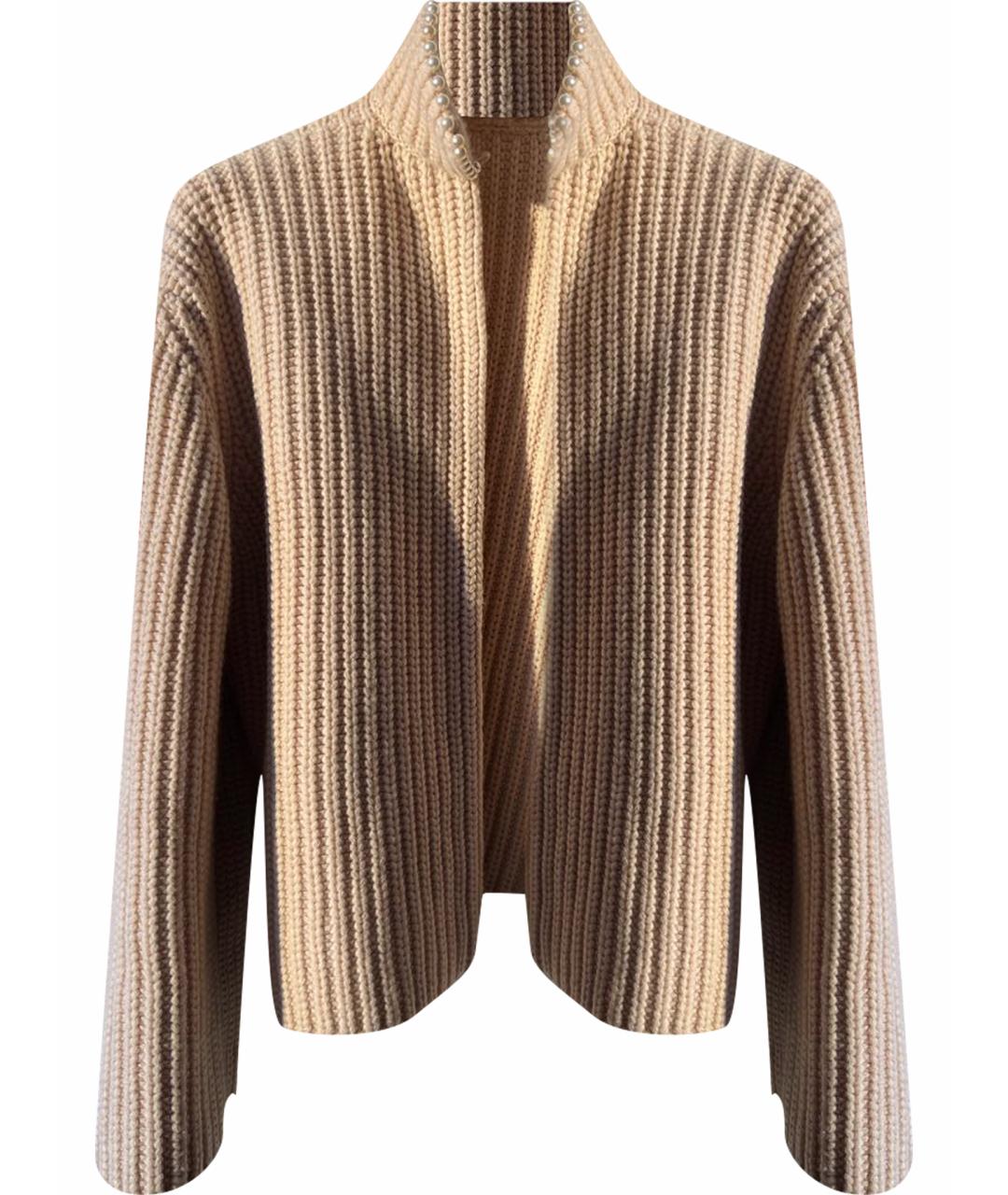 LOEWE Бежевый кашемировый кардиган, фото 1