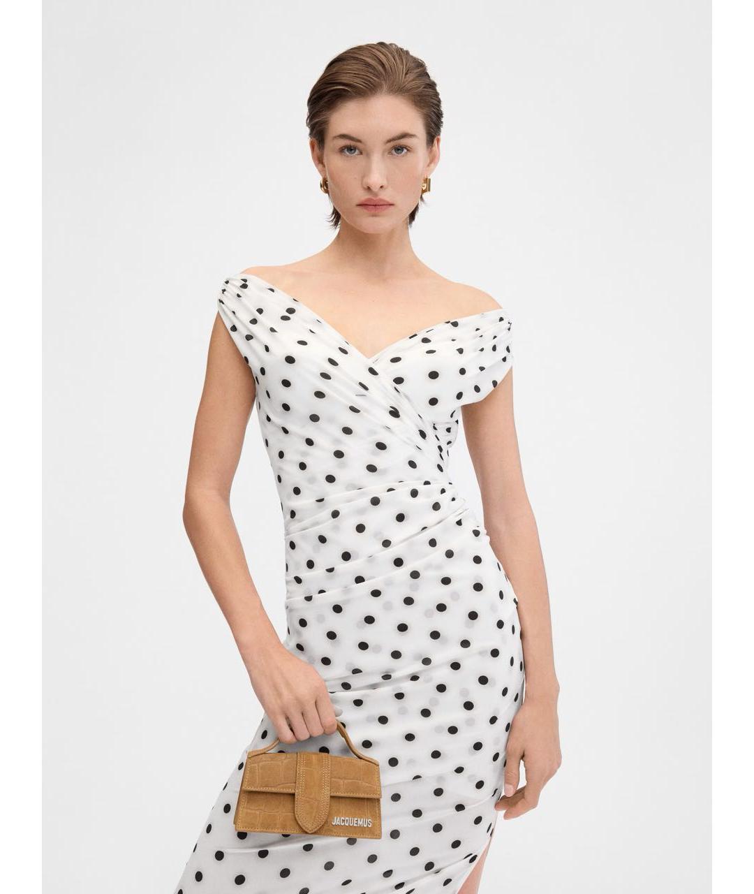 JACQUEMUS Коричневая кожаная сумка через плечо, фото 6