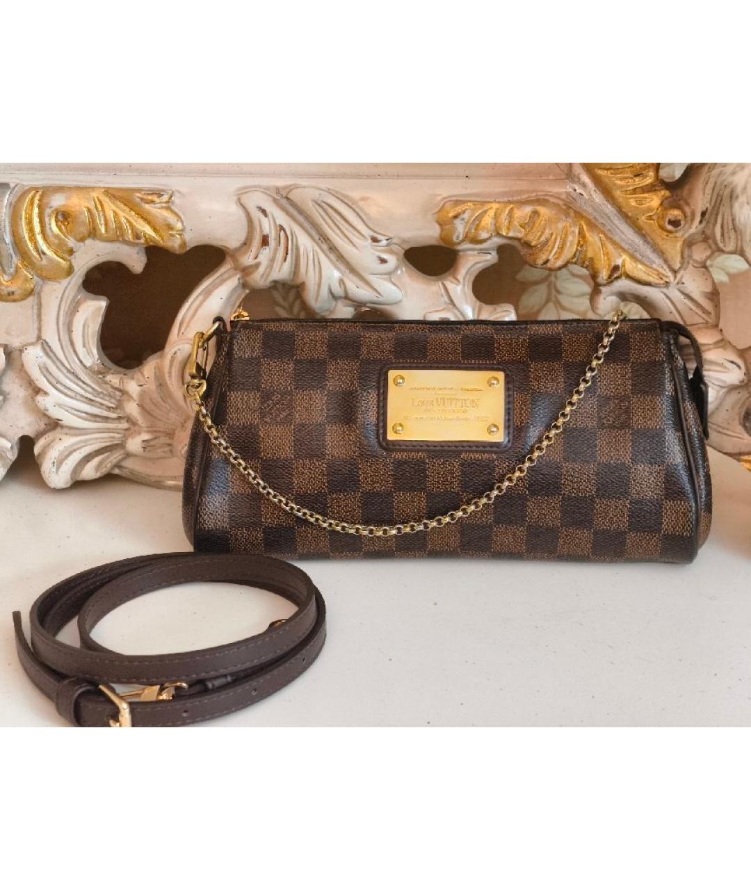 LOUIS VUITTON Коричневая сумка с короткими ручками, фото 2