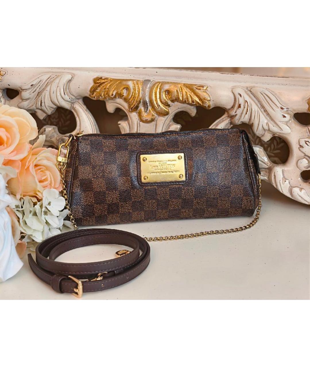 LOUIS VUITTON Коричневая сумка с короткими ручками, фото 8