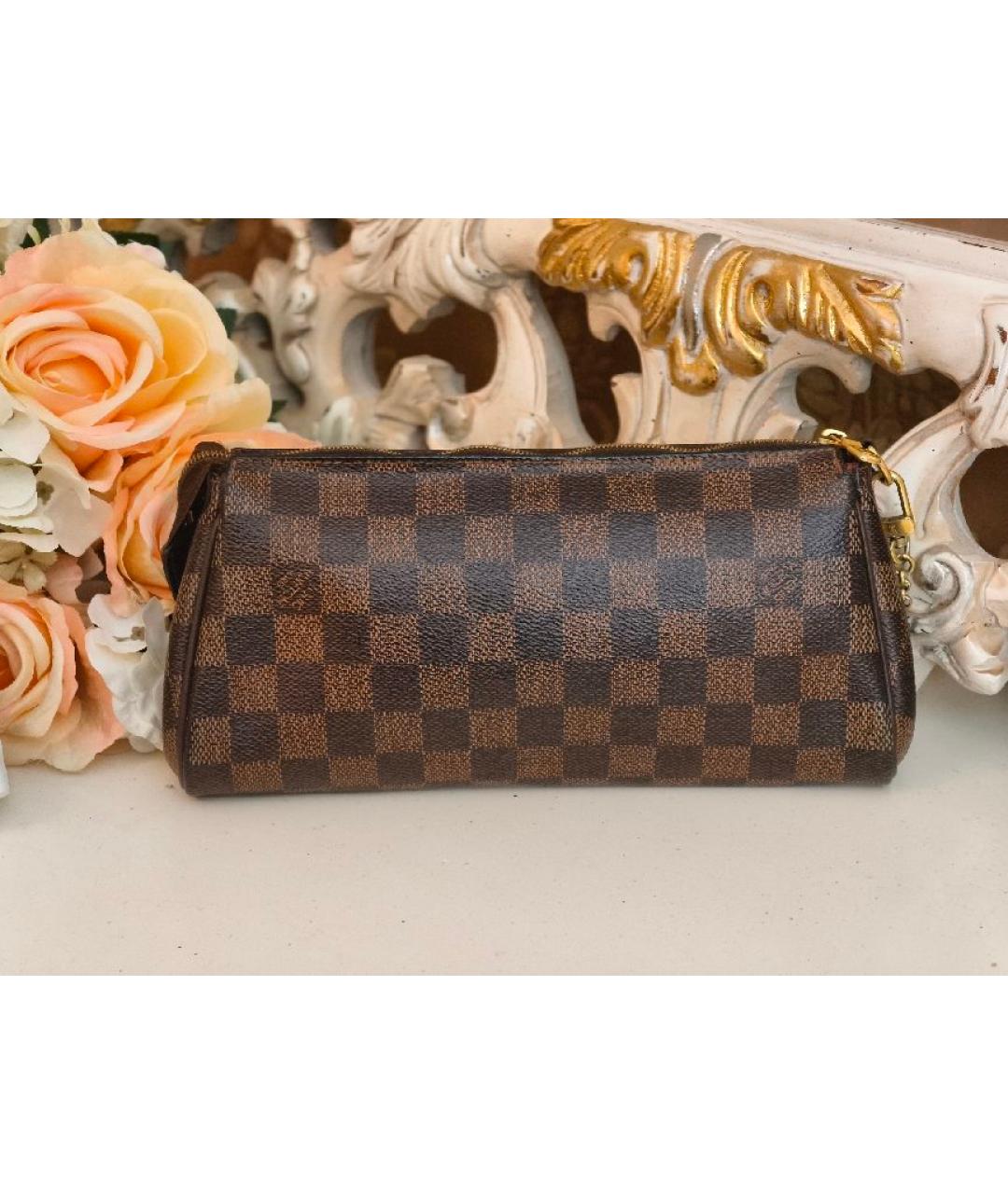 LOUIS VUITTON Коричневая сумка с короткими ручками, фото 3