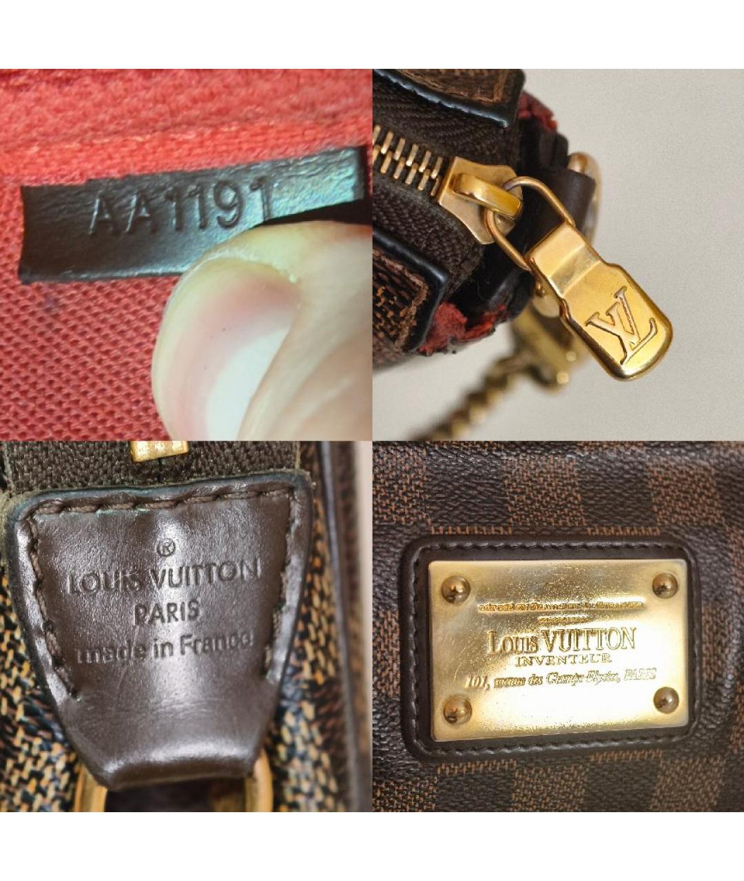 LOUIS VUITTON Коричневая сумка с короткими ручками, фото 6