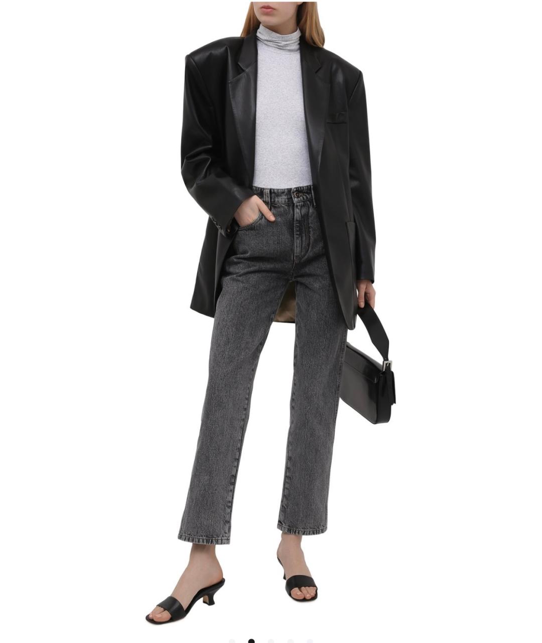 BRUNELLO CUCINELLI Серая хлопко-эластановая водолазка, фото 8