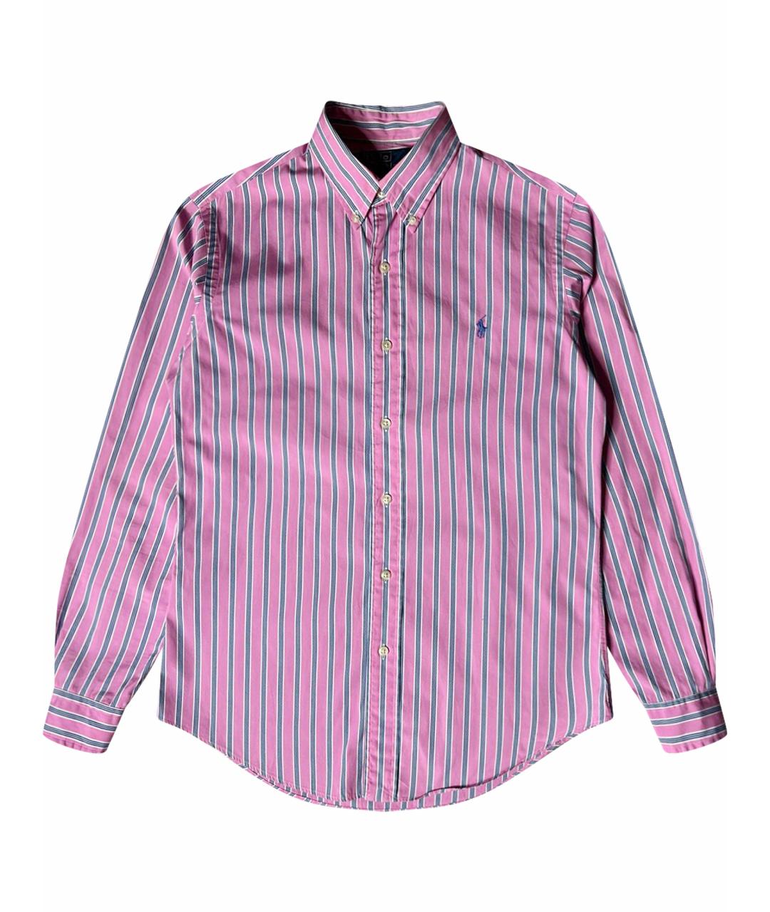 POLO RALPH LAUREN Розовая хлопковая кэжуал рубашка, фото 1