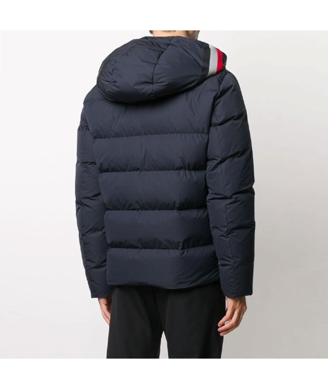 MONCLER Синяя полиамидовая куртка, фото 4