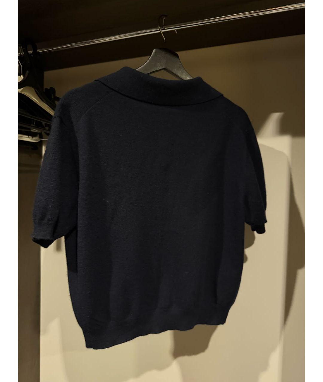 MIU MIU Темно-синий кашемировый джемпер / свитер, фото 3