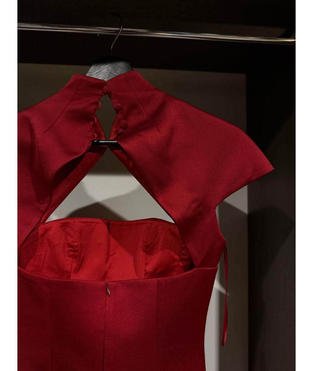 RASARIO Бордовое полиэстеровое вечернее платье, фото 3