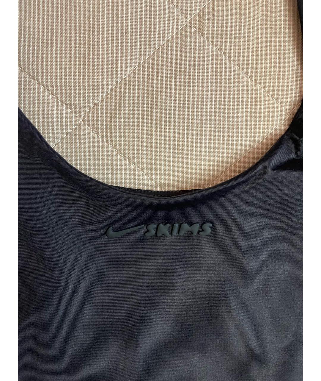 SKIMS Черная полиамидовая майка, фото 3