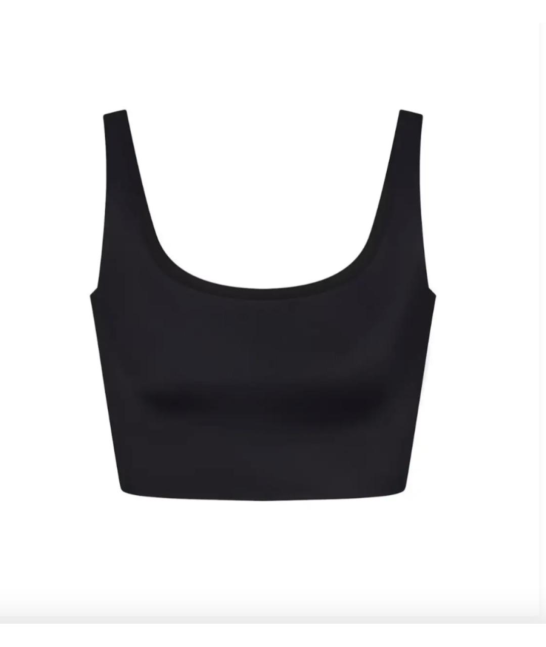 SKIMS Черная полиамидовая майка, фото 7