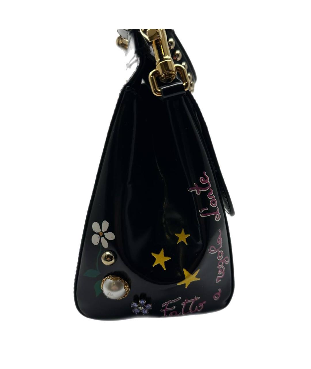 DOLCE&GABBANA Мульти кожаная сумка с короткими ручками, фото 6