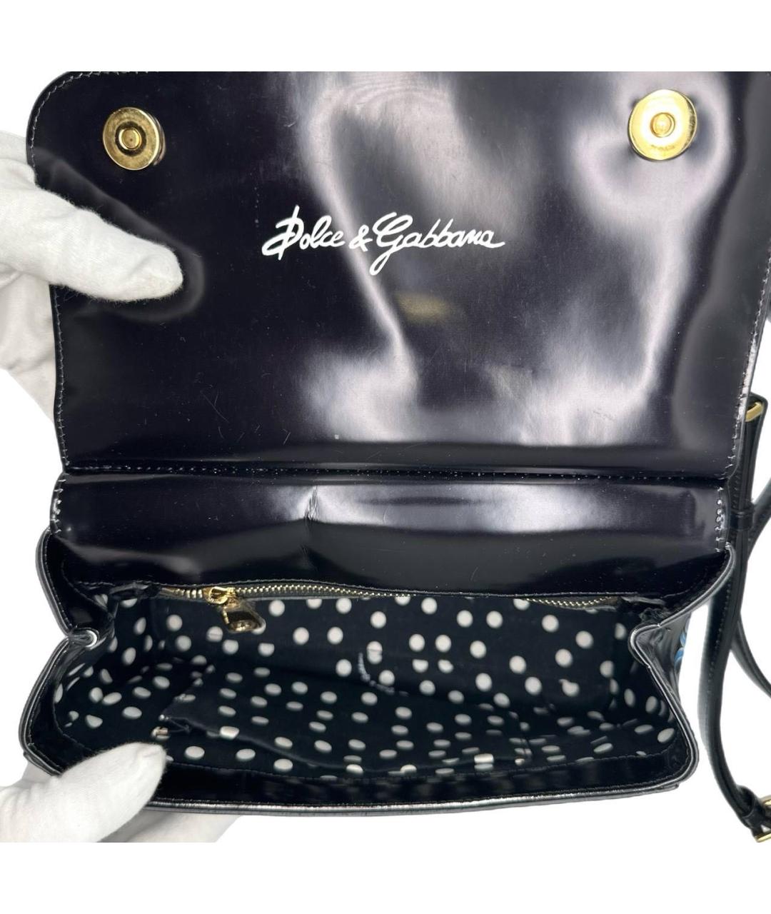 DOLCE&GABBANA Мульти кожаная сумка с короткими ручками, фото 4