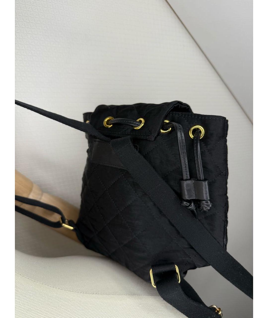 SONIA RYKIEL Черный тканевый рюкзак, фото 5