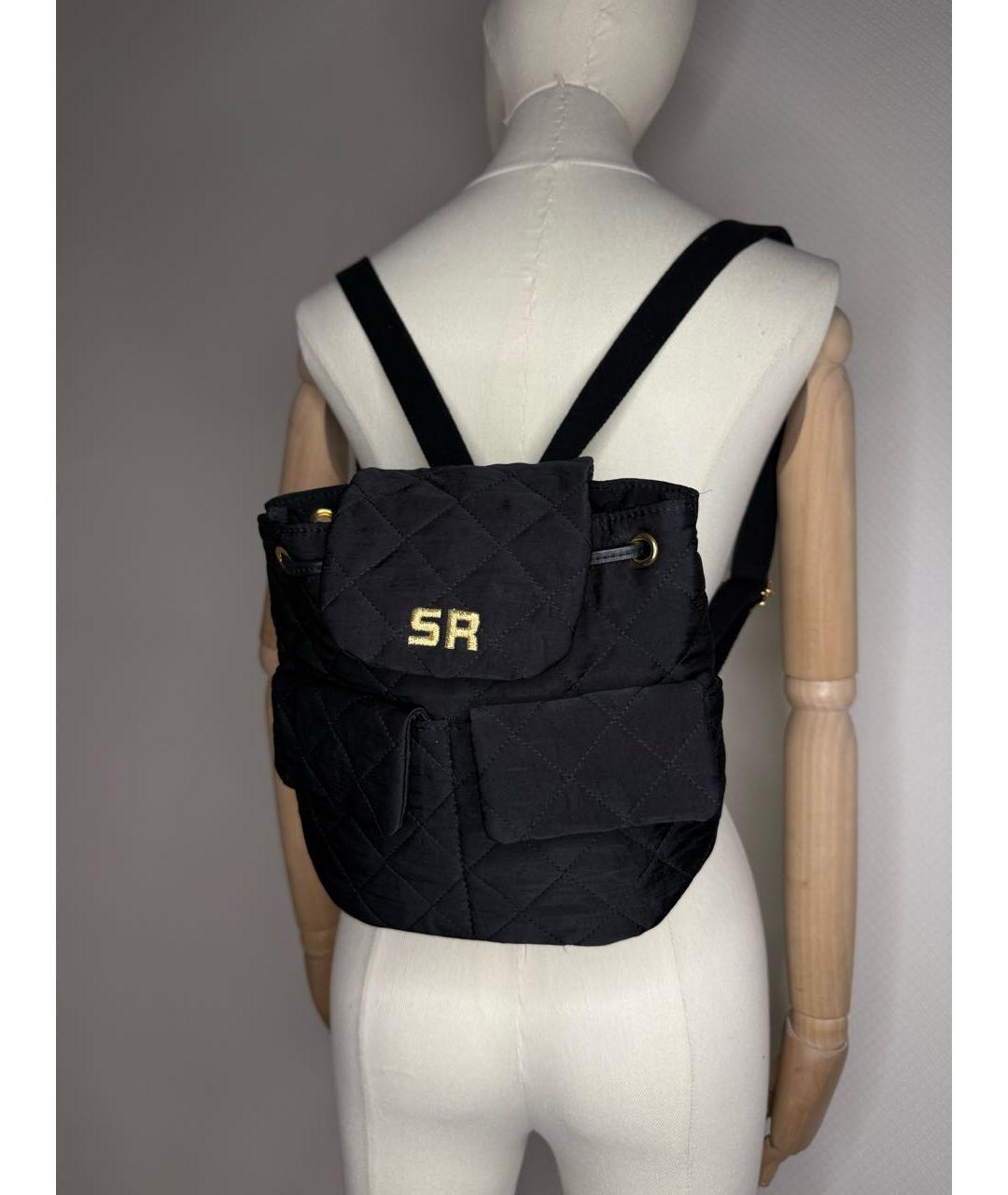 SONIA RYKIEL Черный тканевый рюкзак, фото 9