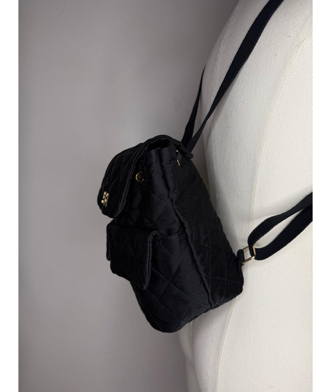 SONIA RYKIEL Черный тканевый рюкзак, фото 4