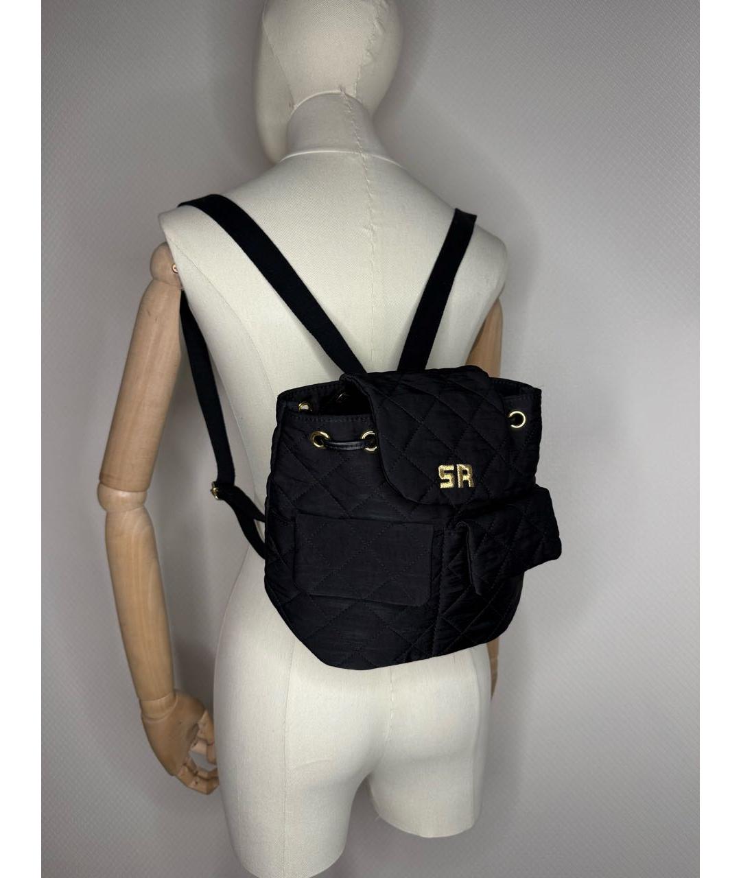 SONIA RYKIEL Черный тканевый рюкзак, фото 2