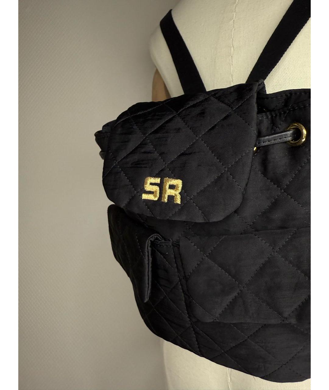 SONIA RYKIEL Черный тканевый рюкзак, фото 3