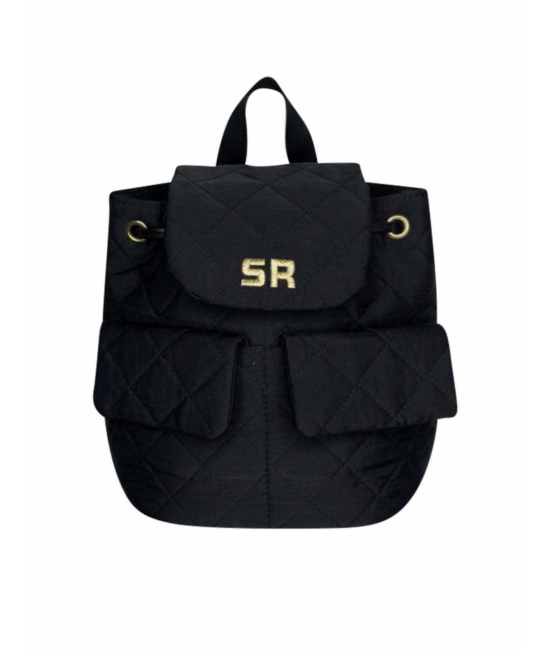 SONIA RYKIEL Черный тканевый рюкзак, фото 1