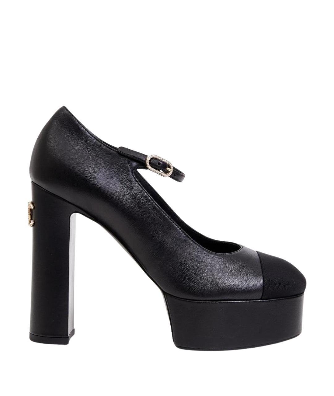 CHANEL Черные кожаные туфли, фото 1