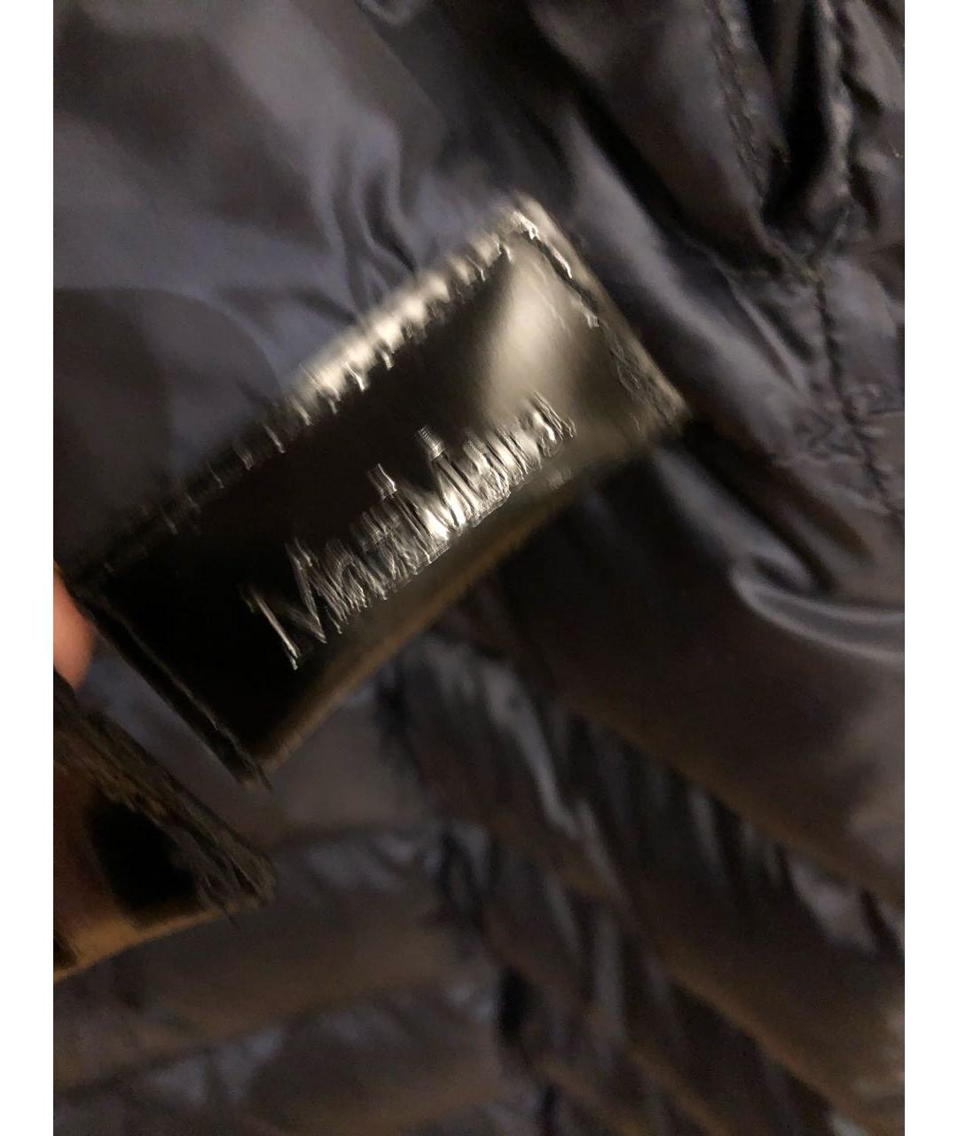 MAX MARA THE CUBE Темно-синий полиэстеровый пуховик, фото 4