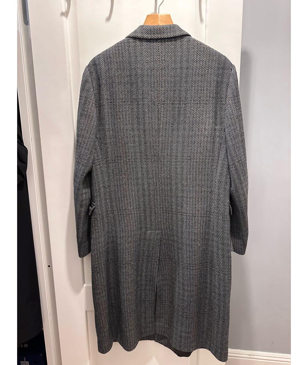 CORNELIANI Серое шерстяное пальто, фото 2