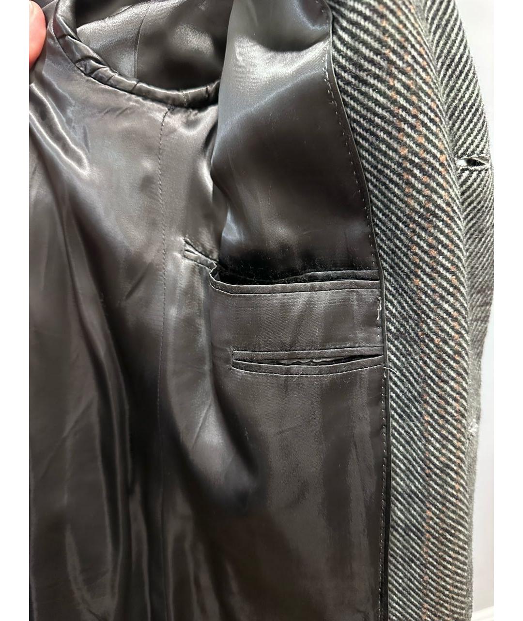 CORNELIANI Серое шерстяное пальто, фото 6