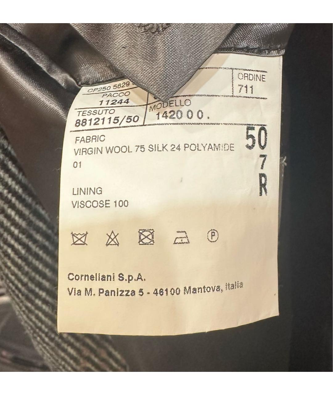 CORNELIANI Серое шерстяное пальто, фото 8