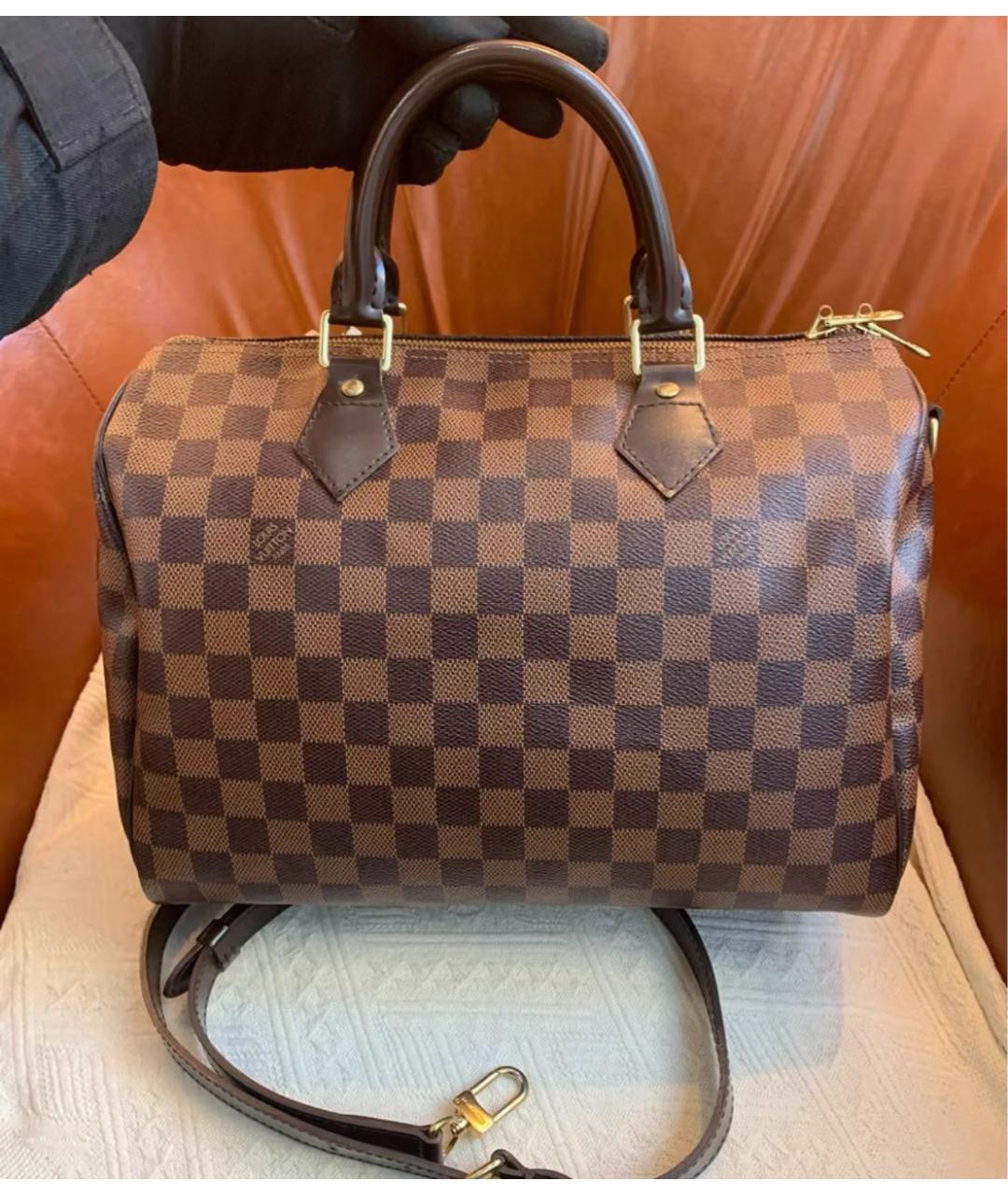 LOUIS VUITTON Коричневая сумка через плечо, фото 2