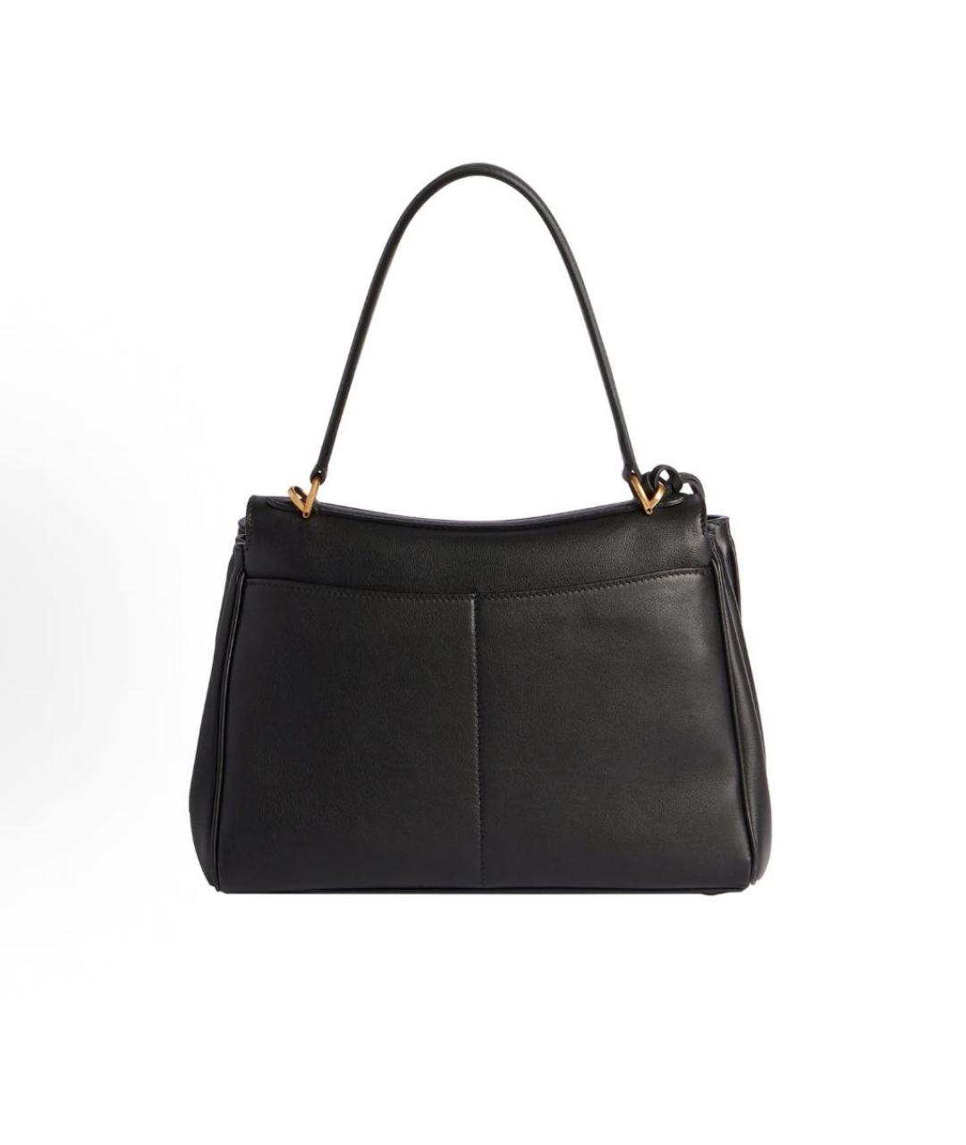 BALENCIAGA Черная кожаная сумка через плечо, фото 3