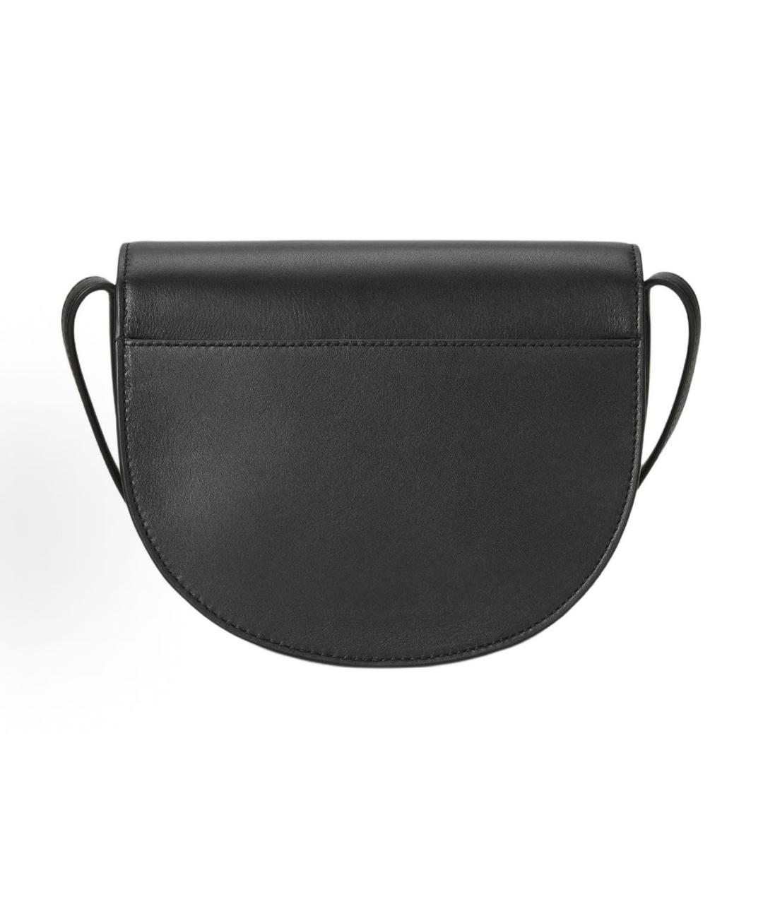 POLO RALPH LAUREN Черная кожаная сумка через плечо, фото 4