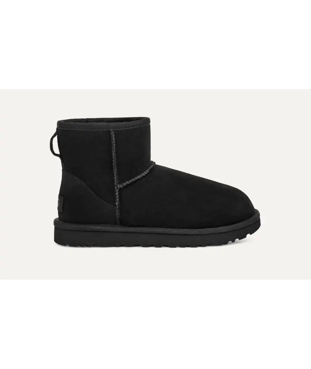 UGG AUSTRALIA Черные замшевые высокие ботинки, фото 5