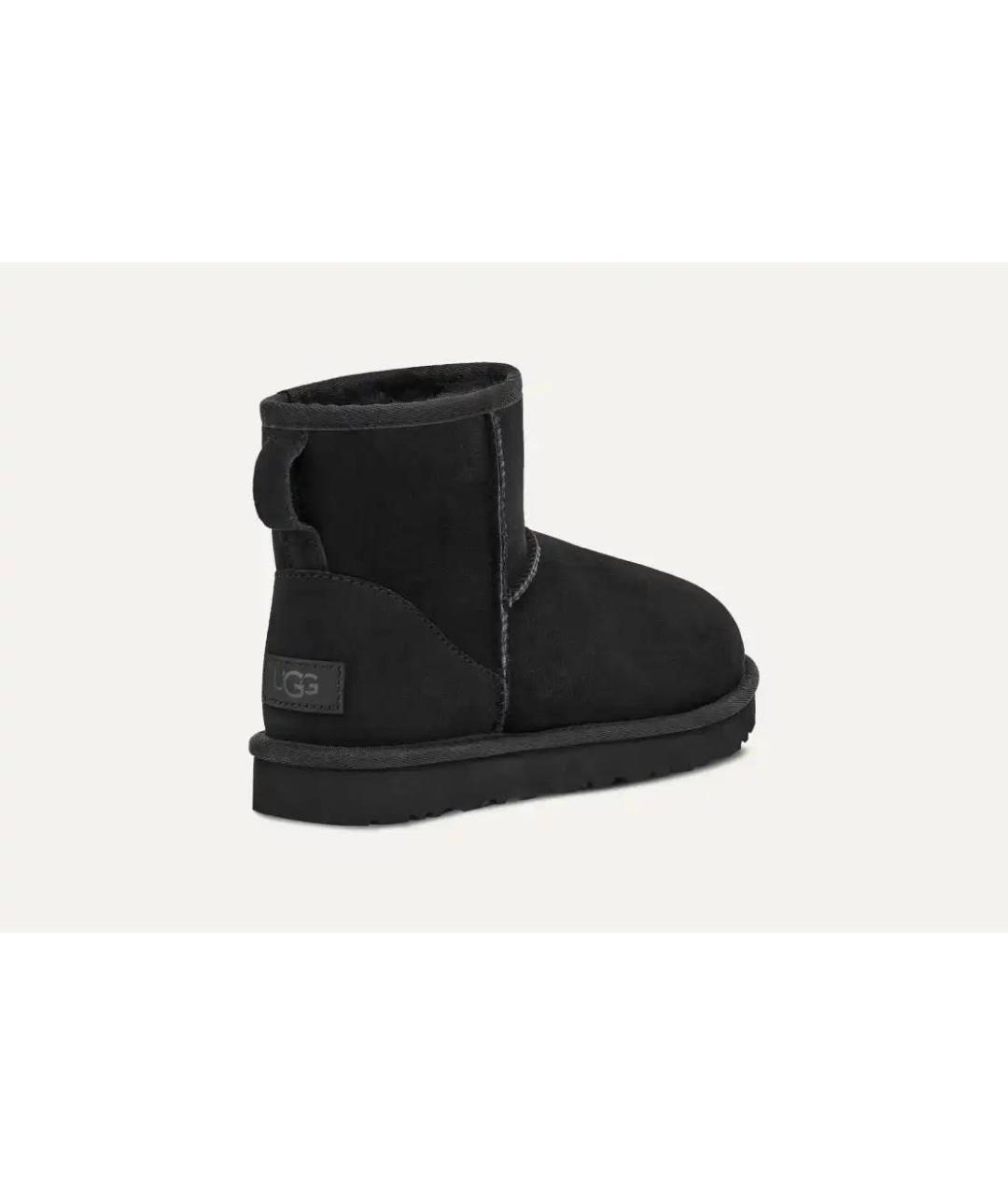 UGG AUSTRALIA Черные замшевые высокие ботинки, фото 4