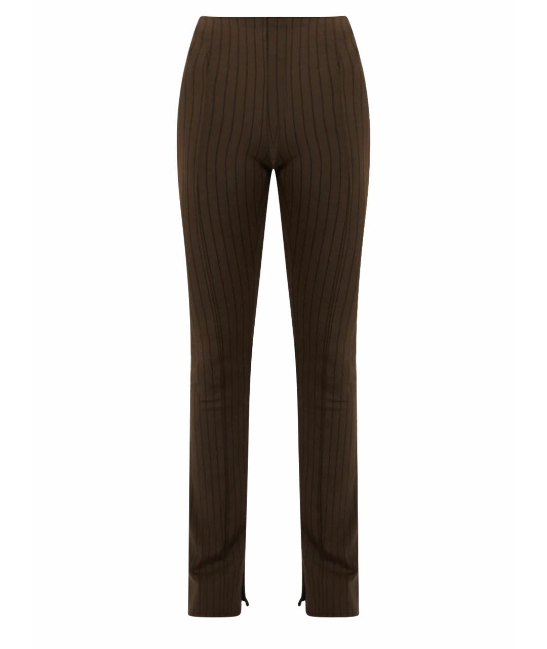 ALO YOGA Коричневые прямые брюки, фото 1