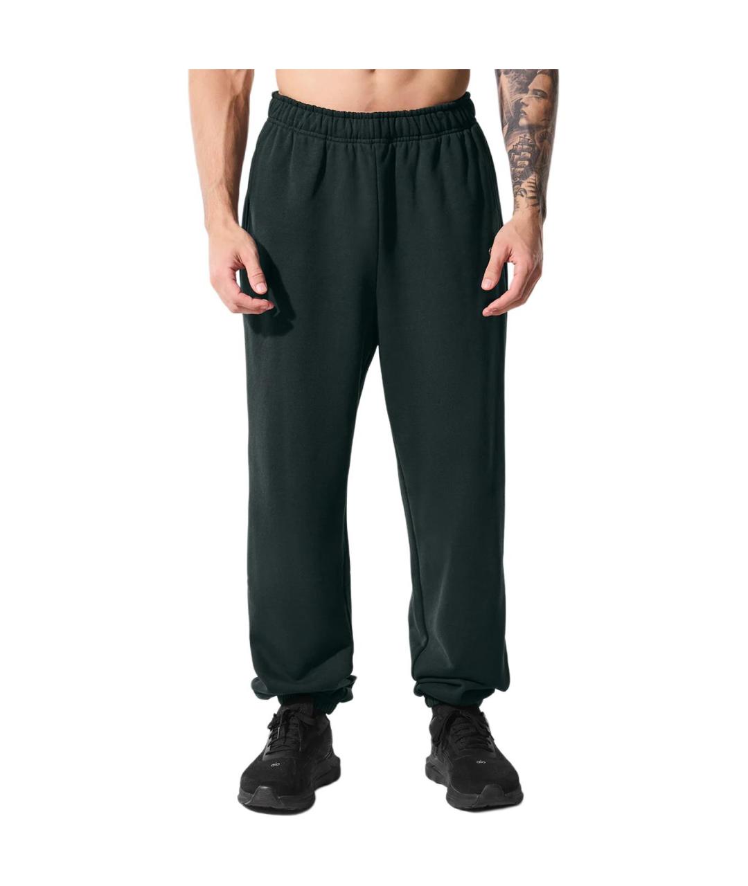 ALO YOGA Зеленые прямые брюки, фото 4