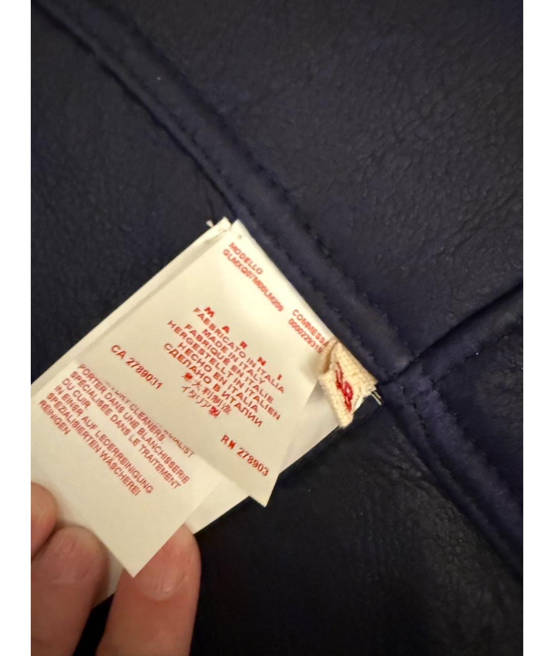 MARNI Синий жилет, фото 5